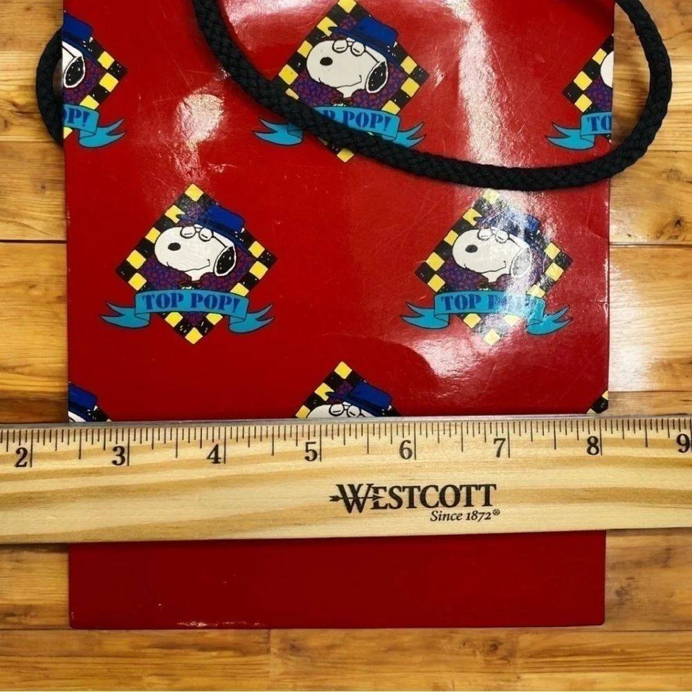 VINTAGE 1980s Snoopy “Top Pop!” Gift Bag by Applause, Inc.